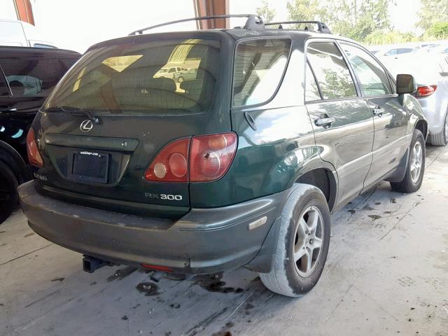 JT6GF10U1X0005523 - 1999 LEXUS RX 300 GREEN photo 4