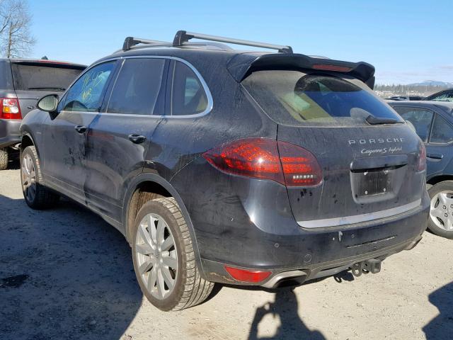 WP1AE2A28CLA94082 - 2012 PORSCHE CAYENNE S BLACK photo 3