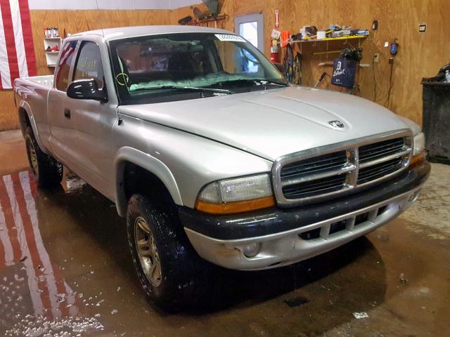 1D7HG32N04S704501 - 2004 DODGE DAKOTA SPO SILVER photo 1