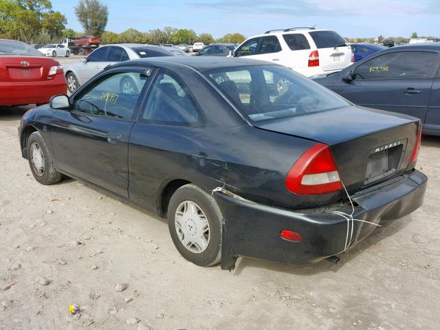 JA3AY11A3WU029969 - 1998 MITSUBISHI MIRAGE DE BLACK photo 3