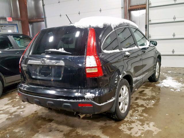 5J6RE48718L031098 - 2008 HONDA CR-V EXL BLACK photo 4