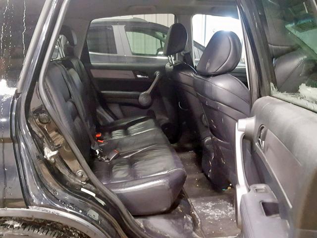 5J6RE48718L031098 - 2008 HONDA CR-V EXL BLACK photo 6