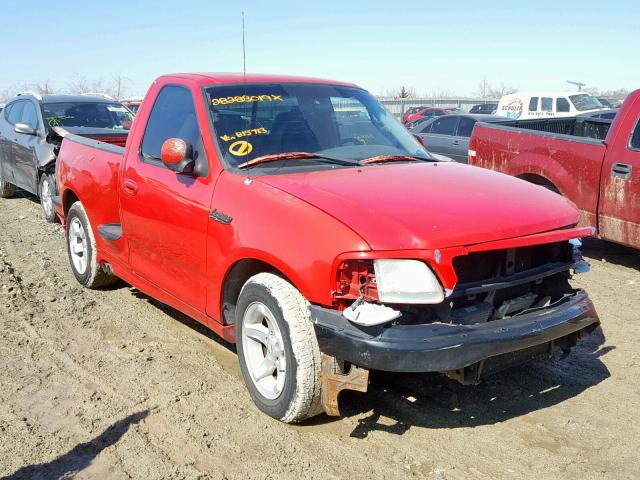 2FTZF0734YCB15713 - 2000 FORD F150 SVT L RED photo 1