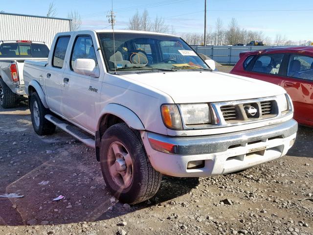 1N6ED27T2YC363798 - 2000 NISSAN FRONTIER C WHITE photo 1