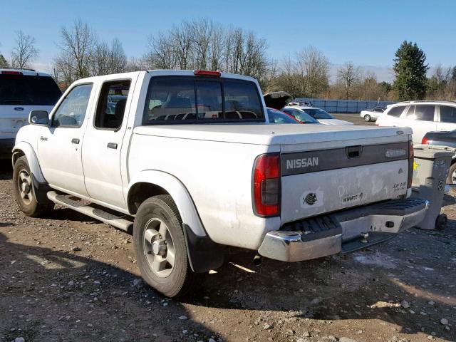 1N6ED27T2YC363798 - 2000 NISSAN FRONTIER C WHITE photo 3