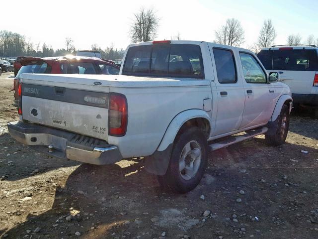 1N6ED27T2YC363798 - 2000 NISSAN FRONTIER C WHITE photo 4