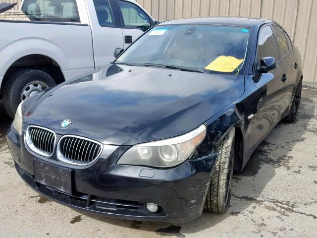 WBANB33504B108263 - 2004 BMW 545 I BLACK photo 2