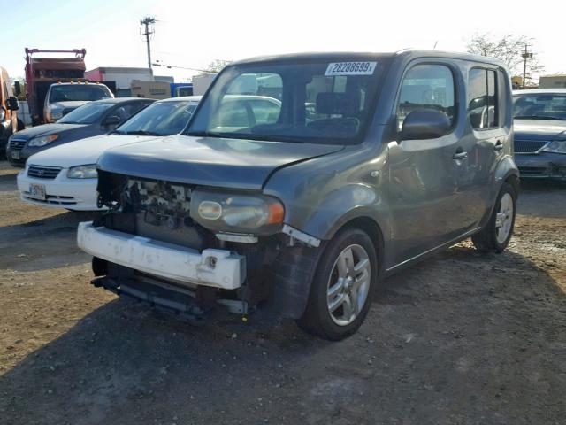 JN8AZ2KR2BT201700 - 2011 NISSAN CUBE BASE GRAY photo 2