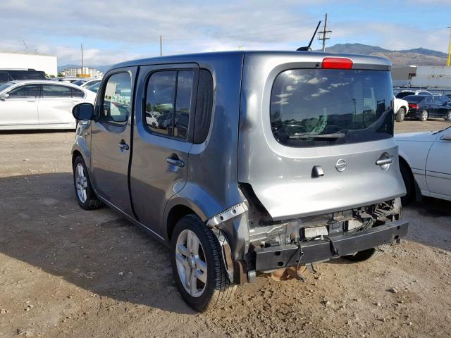 JN8AZ2KR2BT201700 - 2011 NISSAN CUBE BASE GRAY photo 3