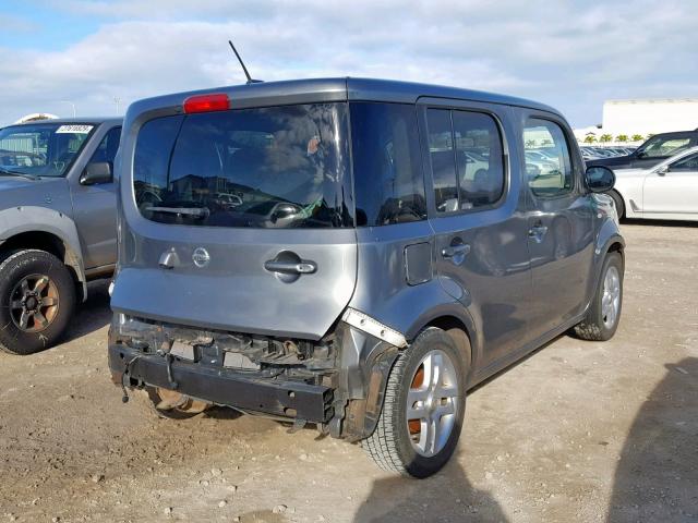 JN8AZ2KR2BT201700 - 2011 NISSAN CUBE BASE GRAY photo 4