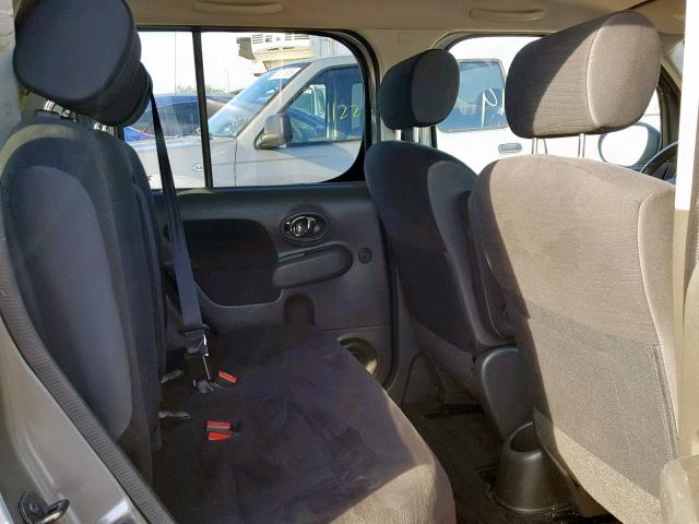 JN8AZ2KR2BT201700 - 2011 NISSAN CUBE BASE GRAY photo 6