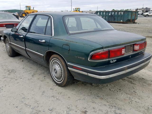 1G4HP53L0PH506324 - 1993 BUICK LESABRE CU GREEN photo 3