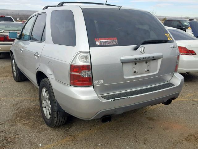 2HNYD18875H556553 - 2005 ACURA MDX TOURIN SILVER photo 3