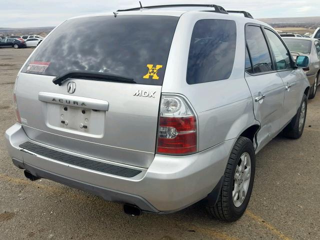 2HNYD18875H556553 - 2005 ACURA MDX TOURIN SILVER photo 4