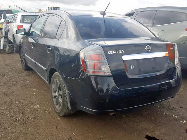 3N1AB6AP4AL704514 - 2010 NISSAN SENTRA 2.0 BLACK photo 3