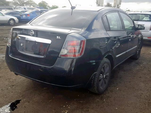 3N1AB6AP4AL704514 - 2010 NISSAN SENTRA 2.0 BLACK photo 4