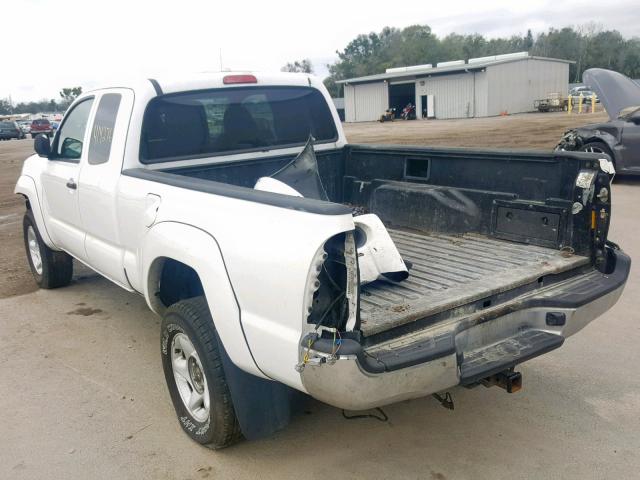 5TETX62N29Z610743 - 2009 TOYOTA TACOMA PRE WHITE photo 3