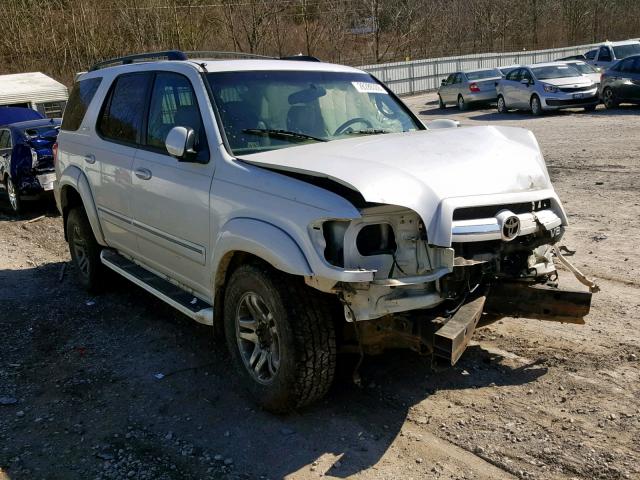 5TDBT48AX5S251231 - 2005 TOYOTA SEQUOIA LI WHITE photo 1