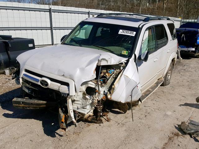 5TDBT48AX5S251231 - 2005 TOYOTA SEQUOIA LI WHITE photo 2