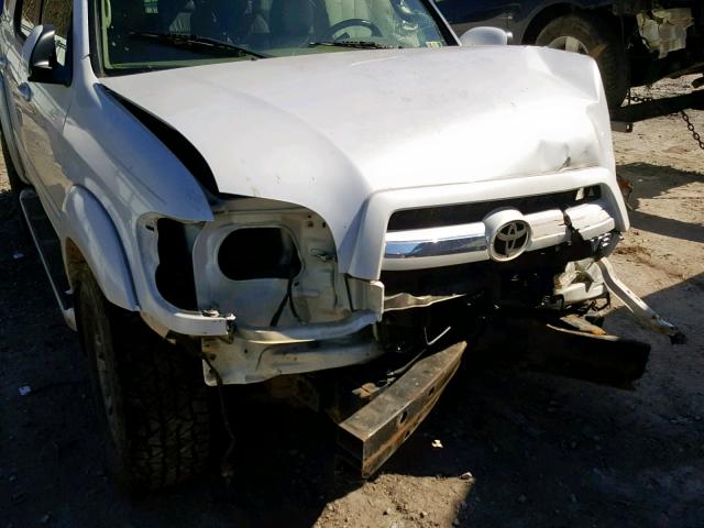 5TDBT48AX5S251231 - 2005 TOYOTA SEQUOIA LI WHITE photo 9