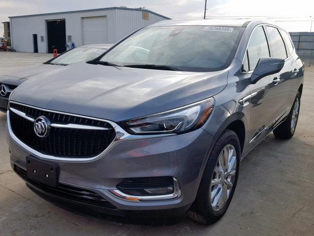 5GAEVBKW0JJ212673 - 2018 BUICK ENCLAVE PR GRAY photo 2
