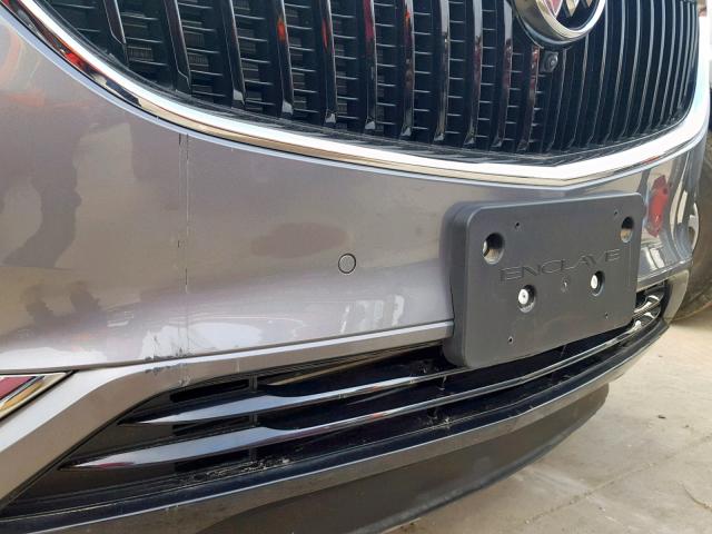 5GAEVBKW0JJ212673 - 2018 BUICK ENCLAVE PR GRAY photo 9