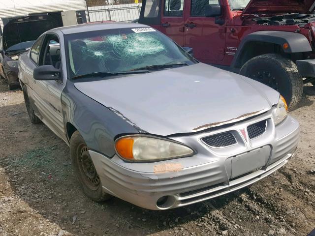 1G2NE12T01M545148 - 2001 PONTIAC GRAND AM S SILVER photo 1