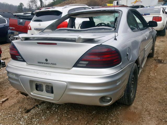 1G2NE12T01M545148 - 2001 PONTIAC GRAND AM S SILVER photo 4