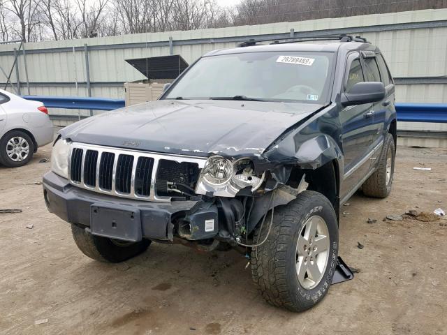 1J8HR58P67C543667 - 2007 JEEP GRAND CHER BLUE photo 2