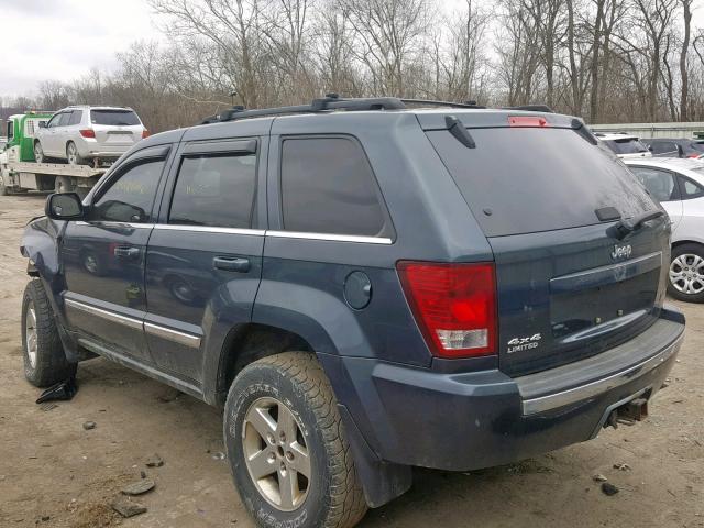 1J8HR58P67C543667 - 2007 JEEP GRAND CHER BLUE photo 3