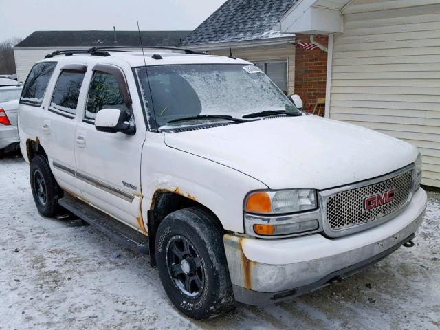 1GKEK13T04J146219 - 2004 GMC YUKON WHITE photo 1