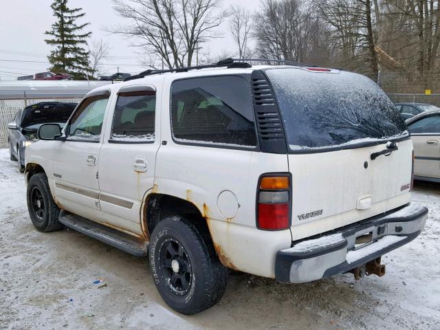 1GKEK13T04J146219 - 2004 GMC YUKON WHITE photo 3