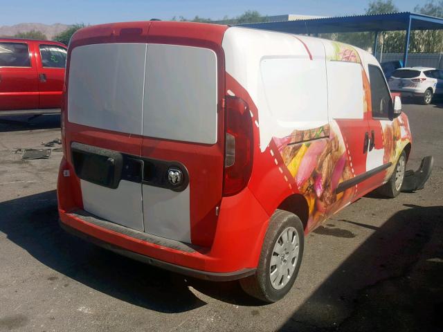 ZFBERFBTXF6A65908 - 2015 RAM PROMASTER 红色 照片 4