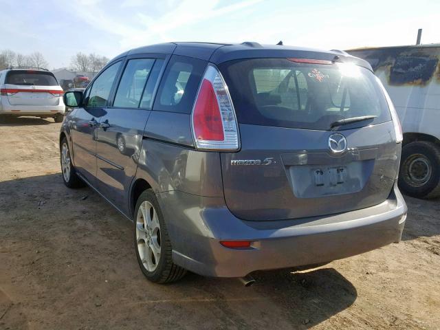 JM1CR29L290339853 - 2009 MAZDA 5 GRAY photo 3