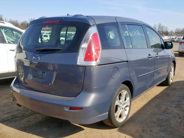 JM1CR29L290339853 - 2009 MAZDA 5 GRAY photo 4