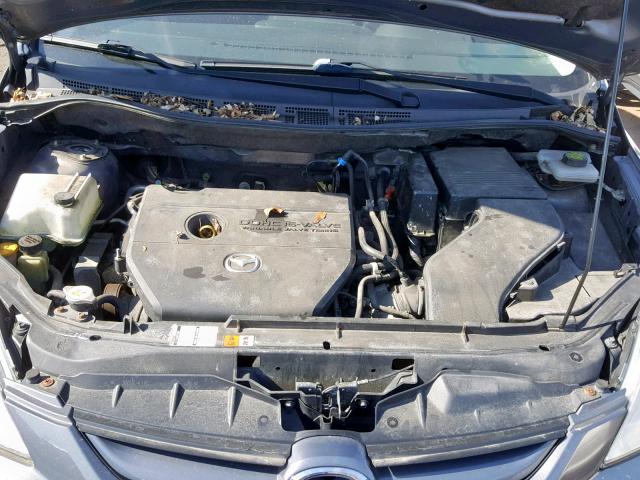 JM1CR29L290339853 - 2009 MAZDA 5 GRAY photo 7