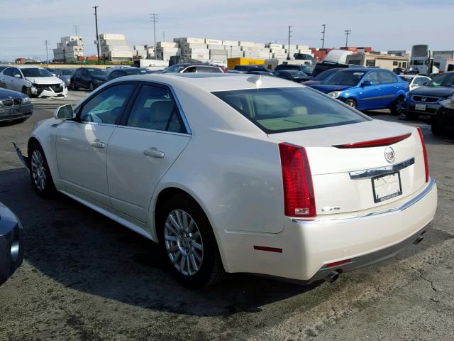 1G6DF5EG8A0121267 - 2010 CADILLAC CTS LUXURY WHITE photo 3