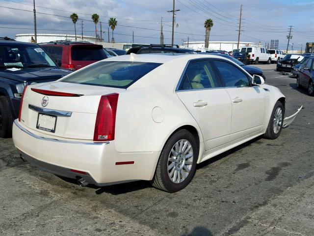 1G6DF5EG8A0121267 - 2010 CADILLAC CTS LUXURY WHITE photo 4