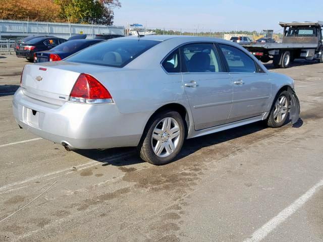 2G1WB5E38E1107855 - 2014 CHEVROLET IMPALA LIM SILVER photo 4