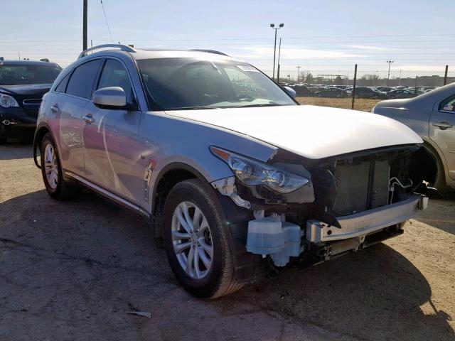 JN8CS1MW3EM412493 - 2014 INFINITI QX70 SILVER photo 1