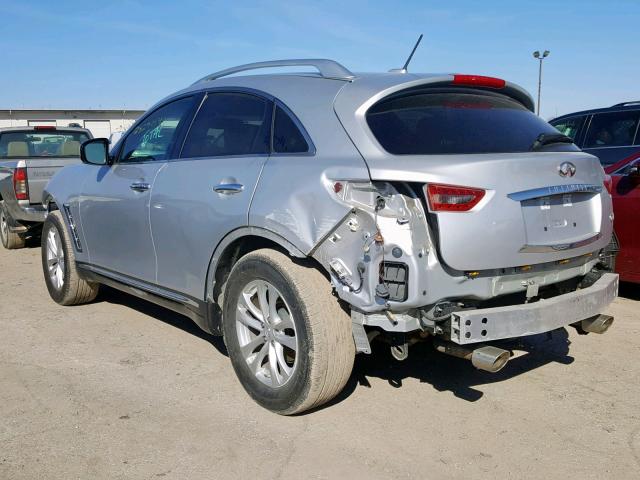 JN8CS1MW3EM412493 - 2014 INFINITI QX70 SILVER photo 3