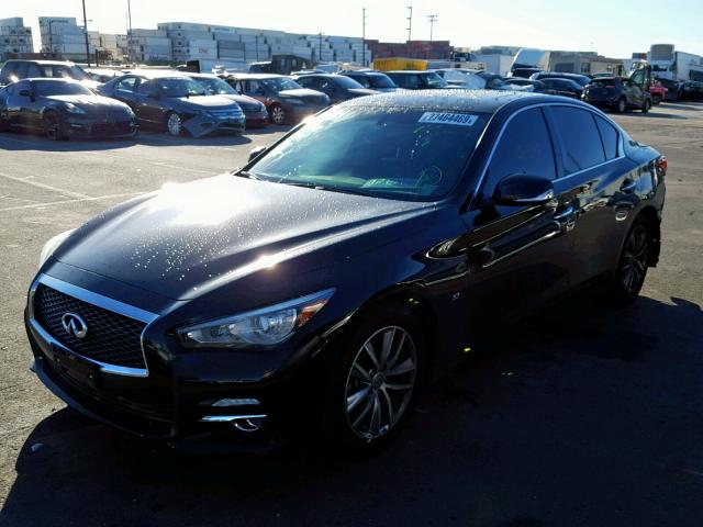 JN1BV7AP6FM344256 - 2015 INFINITI Q50 BASE BLACK photo 2