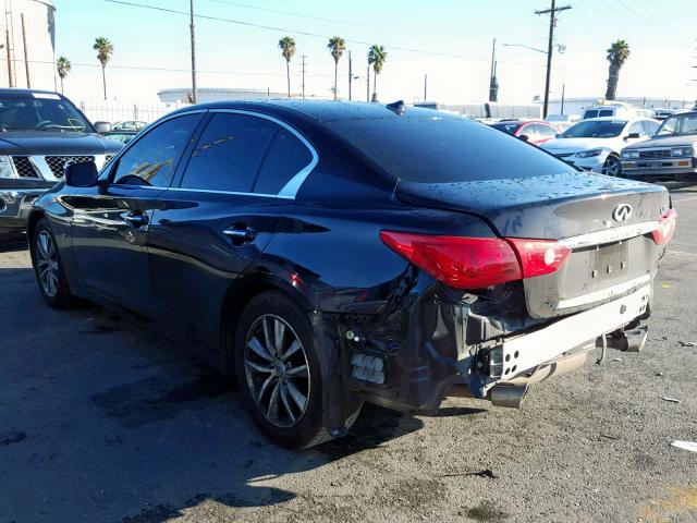 JN1BV7AP6FM344256 - 2015 INFINITI Q50 BASE BLACK photo 3