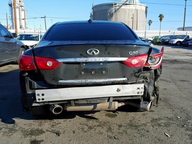 JN1BV7AP6FM344256 - 2015 INFINITI Q50 BASE BLACK photo 9