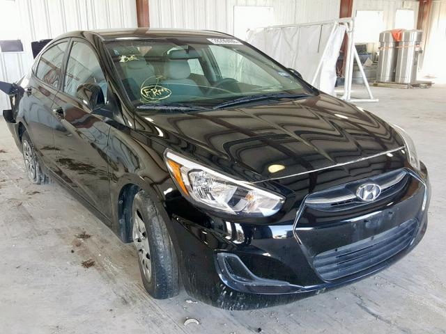 KMHCT4AE0HU351254 - 2017 HYUNDAI ACCENT SE BLACK photo 1