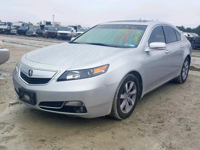 19UUA8F59DA009989 - 2013 ACURA TL TECH SILVER photo 2