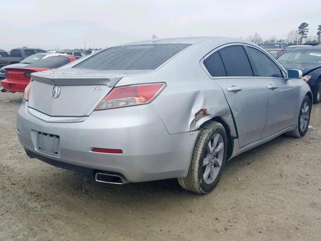 19UUA8F59DA009989 - 2013 ACURA TL TECH SILVER photo 4