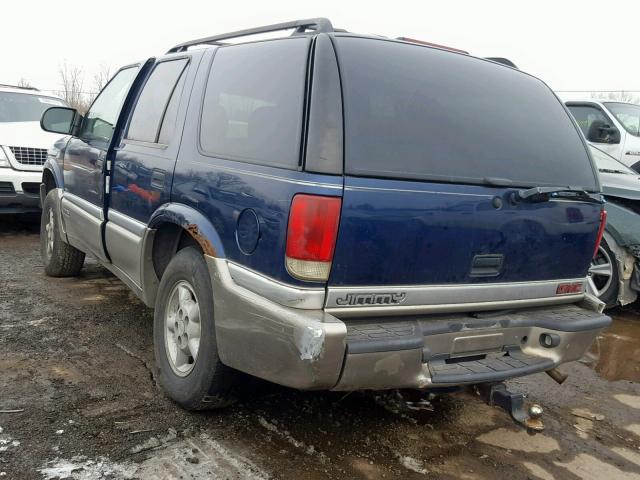 1GKDT13W7Y2301352 - 2000 GMC JIMMY / EN BLUE photo 3