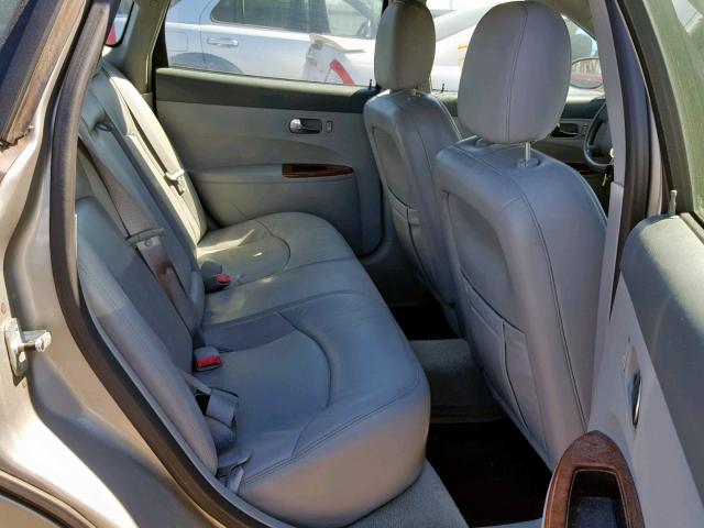 2G4WD582761289422 - 2006 BUICK LACROSSE C BEIGE photo 6