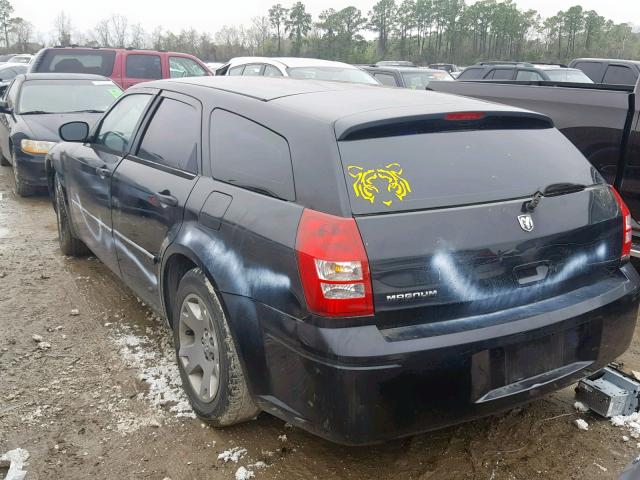 2D4FV47T36H478973 - 2006 DODGE MAGNUM SE BLACK photo 3